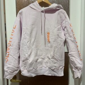 Jems Made in Canada Pink Hoodie | Supreme Living Graphic | S/M